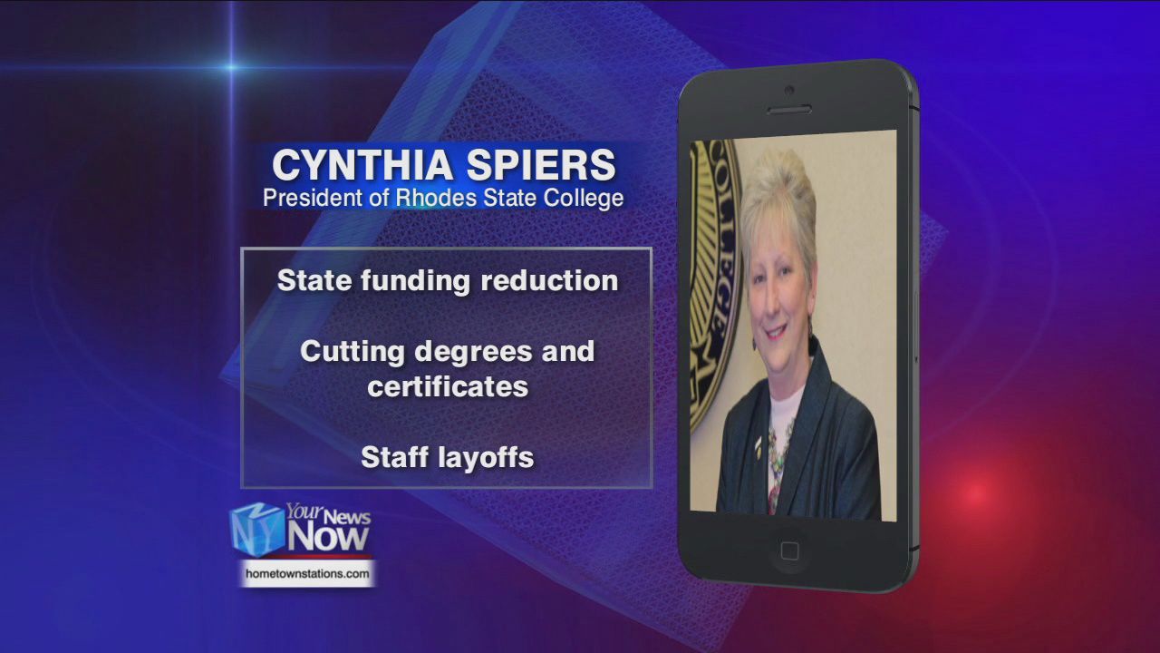 Reduced state funding leads Rhodes State College to cut programs and staff